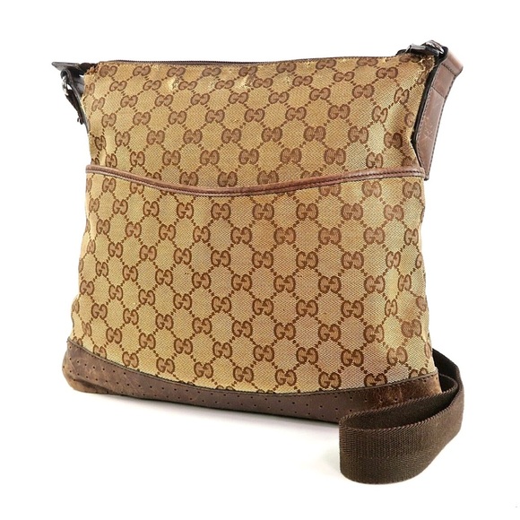 Gucci Tan and Brown Crossbody Bag - Picture 2 of 16